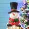 Glitzhome® 29.25" Pre-Lit Christmas Snowman Porch Décor